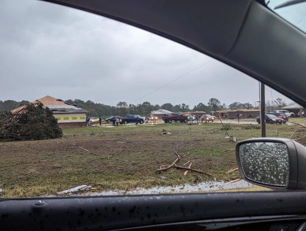 Several parts of northeast Texas significantly damaged after being hit by a storm 