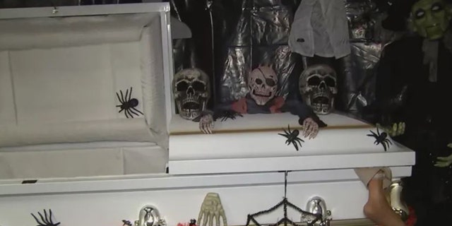 Maryland family discovered a woman’s ashes inside a prop coffin ordered for a Halloween party