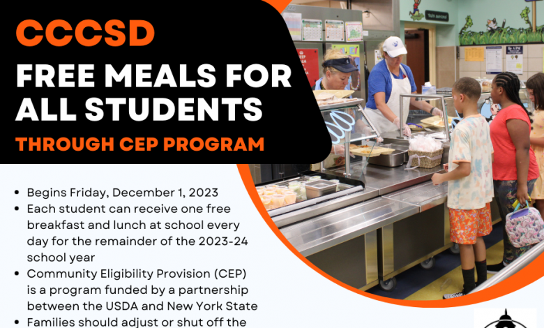 Churchville-Chili students will get free meals starting Dec. 1