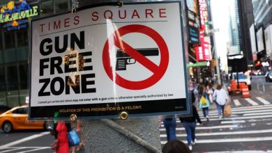 A federal judge struck down recent provisions in New York City’s gun restrictions as unconstitutional