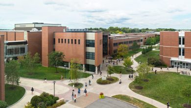 The Rochester Institute of Technology put a spotlight on its new Student Hall for Exploration and Development