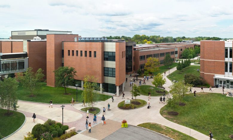 The Rochester Institute of Technology put a spotlight on its new Student Hall for Exploration and Development